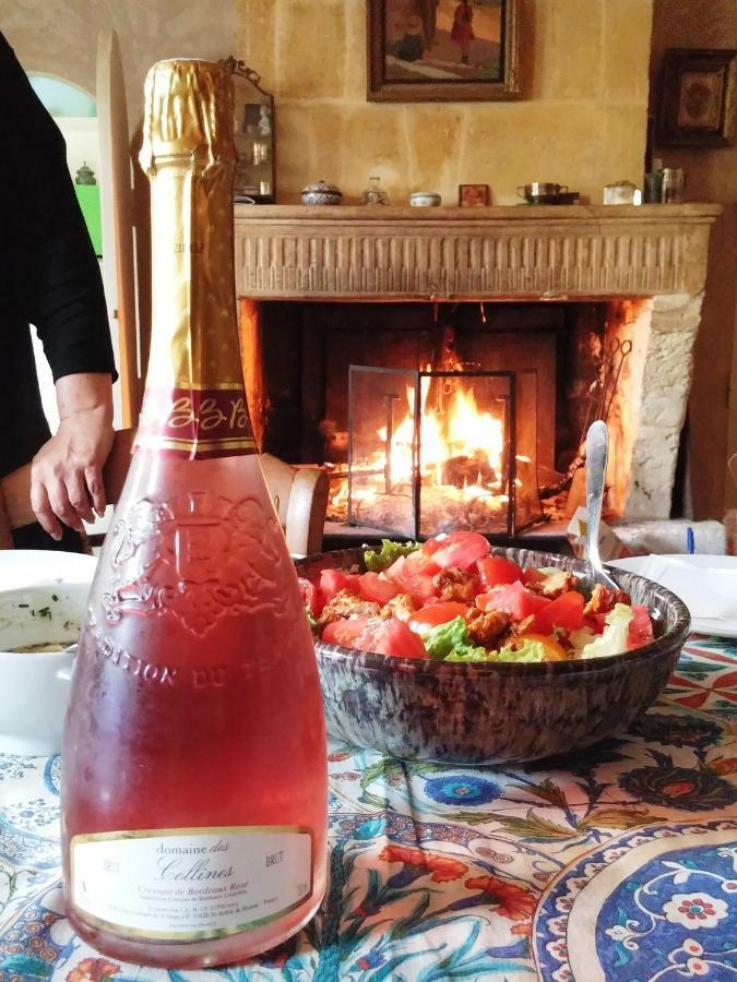 Les 4 Elements St Emilion Bed & Breakfast Branne  ภายนอก รูปภาพ